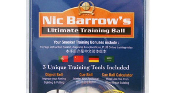 ARAMITH NIC BARROW SNOOKER TRAINING BALL 2 1/16 