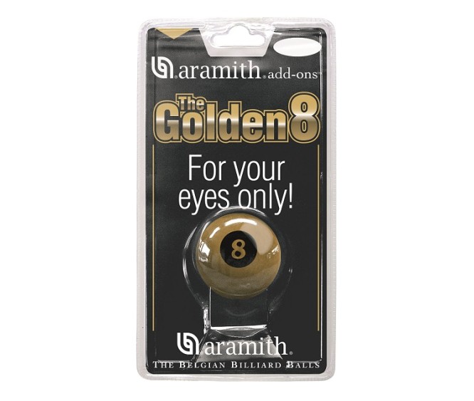 Blister - 2.1/4" The Golden 8 Ball